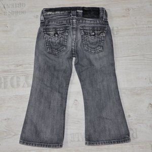 True Religion Billy Jeans Boys Toddler 2T Gray Denim